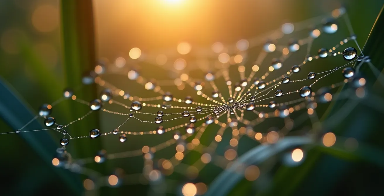 Macro photography showing compounding growth effect on EBITDA over time