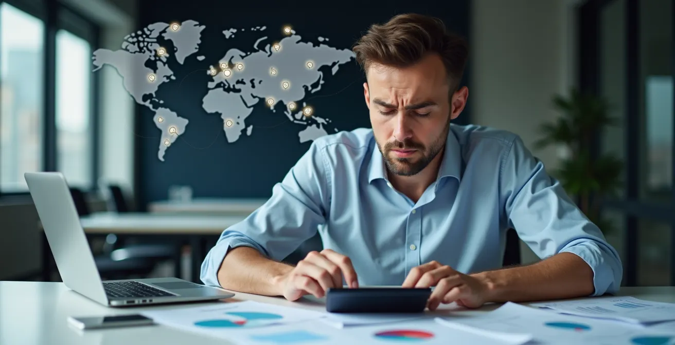 Visual representation of franchise fee allocation and support infrastructure requirements