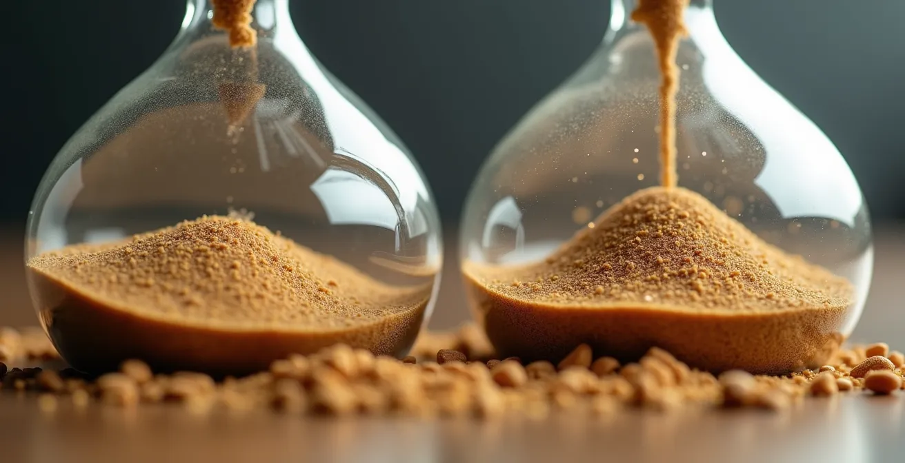 Time-lapse visualization of two franchise locations reaching break-even at different speeds