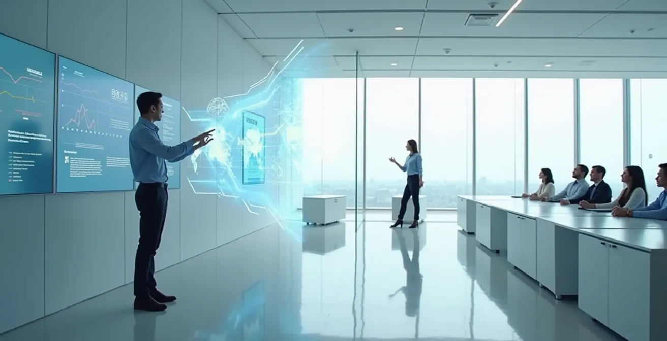 Modern training facility with technology integration for franchise operations