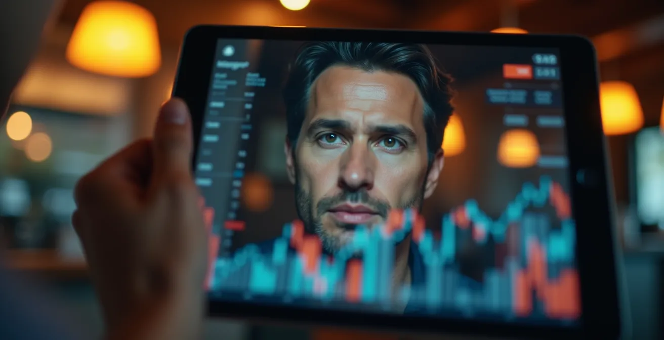 Abstract representation of real-time monitoring system detecting anomalies in business operations