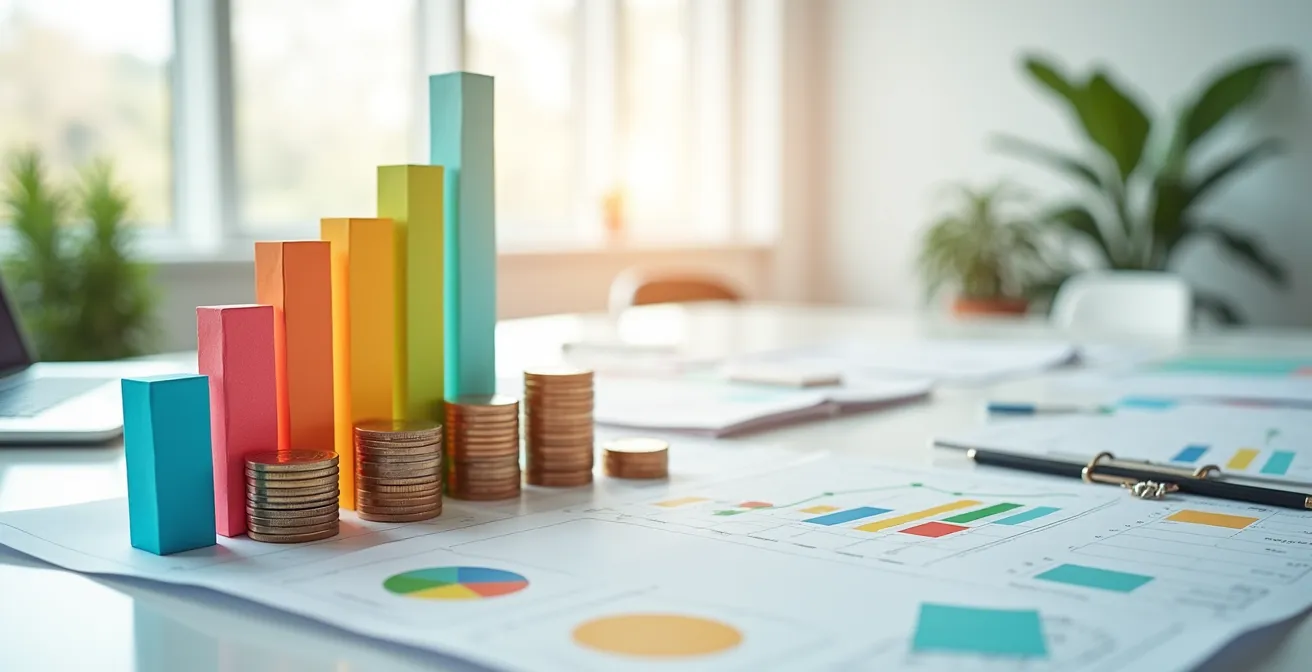Financial dashboard showing accelerated path to profitability metrics