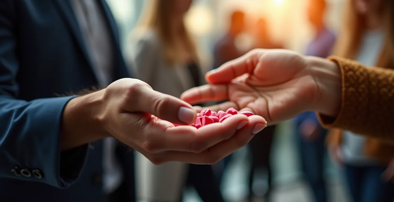 Staff members actively engaging with attendees at a community event