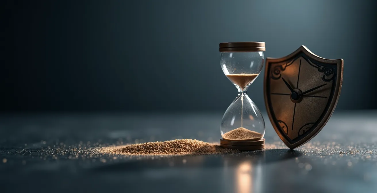 Visual representation of tiered cure period system for franchise agreement violations