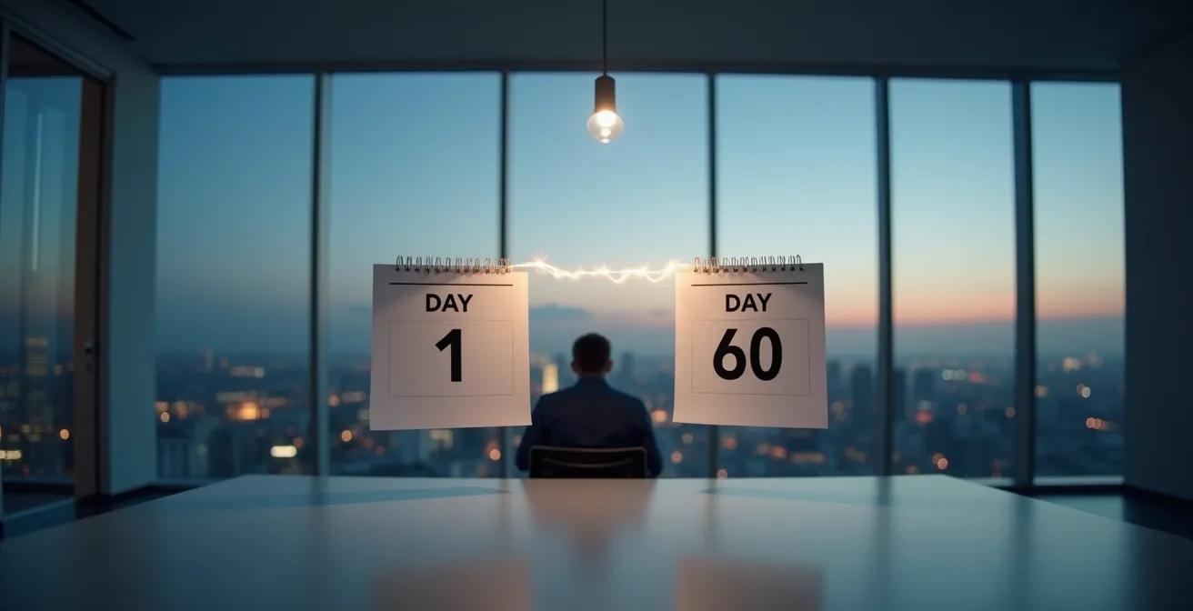 A visual representation of the cash flow gap caused by delayed B2B invoice payments.