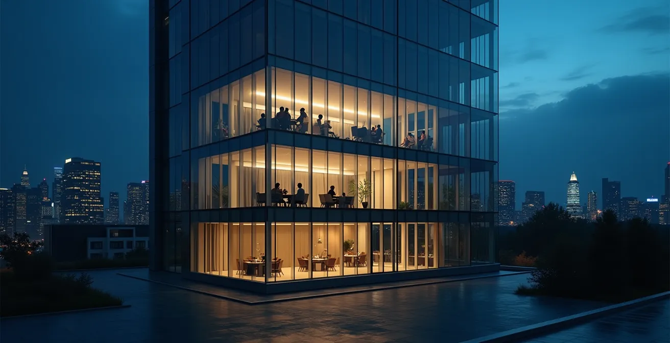 Visual representation of franchise legal test criteria and boundaries